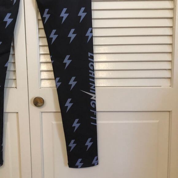 NWT Goldsheep Lightning Fit Bolt Blue Windbreaker Jacket and Legging Set Medium - Picture 9 of 12